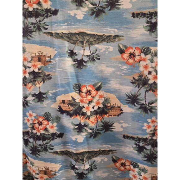 NWT Chaps Men's Hawaiian Printed Polo Shirt, Size Medium - Picture 4 of 5